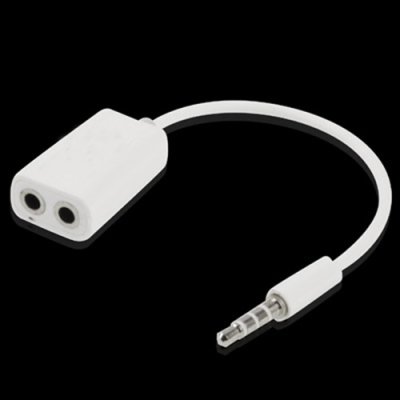 iPhone iPad iPod Stereo Audio Headset Splitter Adapter 3,5 mm