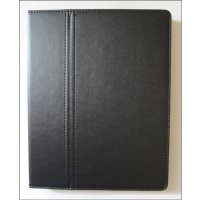 iPad 3, Case, Handytasche, Ledertasche mit Ständer funktion ( Schwarz )