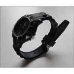 Armbanduhr Kinderuhr Viper Silikon Uhr Ziffernblatt 3,0 cm (Schwarz)