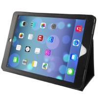 iPad Air Case Ledertasche mit Standfunktion ( Schwarz )