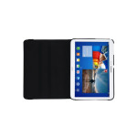 Samsung Galaxy Tab 3 (10,1) Ledertasche mit Standfunktion 360&deg; Drehbar Schwarz