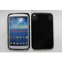 Samsung Galaxy Tab 3 (8.0) T3110 T3100 Cover Schutzhülle TPU Silikon Schwarz
