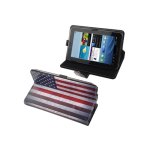 Samsung Galaxy Tab 3 Tab 2 Handytassche Retro Style Amerika USA Fahne