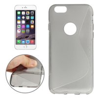 iPhone 6 Plus & 6S Plus Cover Schutzhülle TPU Silikon S-Line Grau