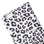 iPhone 6 Plus & 6S Plus Handytasche Ledertasche Standfunktion Leoparden Style