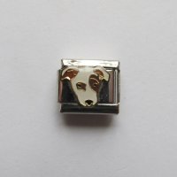 Italian Charms mit Hund Motiv ( Jack Russell Terrier)