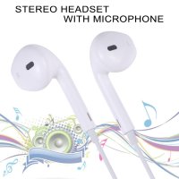 Headset Kopf-Ohrhörer EarPods Kabelgebunden Kabelsteuerung Mikrofon Weiß