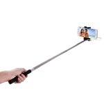Selfie Stick für iOS & Android Phone Klappbar ausziehbar 22,5 cm-105.5cm Schwarz