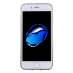 iPhone 7 Plus/8 Plus Cover Schutzhülle TPU Silikon Kristalle Motiv Blau