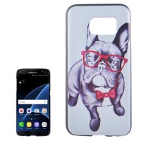 Samsung Galaxy S7 Edge Cover Schutzhülle Bulldog Motiv