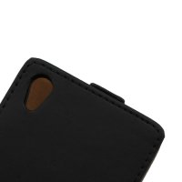 Sony Xperia Z5 Case Handytasche Flip Ledertasche Schwarz