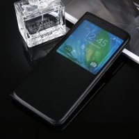 Samsung Galaxy S8+ Case Handytasche Ledertasche ID Fenster Schwarz