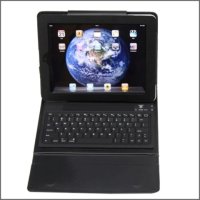 iPad Case Handytasche Ledertasche mit Bluetooth Keyboard...