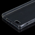Huawei P8 Lite Cover Schutzhülle TPU Silikon Ultra dünn Glas Klar
