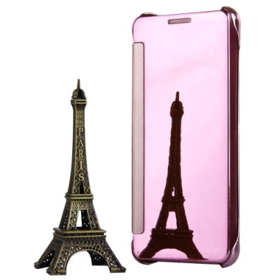 Samsung Galaxy A3 (2016) Handytasche Ledertasche Fliptasche Spiegeleffekt Pink