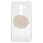 Huawei Nova Plus Cover Schutzhülle TPU Silikon Transparent Blumen Motiv