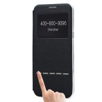 Samsung Galaxy S8 Case Handytasche Business Standfunktion ID Fenster schwarz