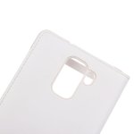 Huawei Honor 7 Case Handytasche Ledertasche zwei ID Fenster Weiss