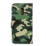 Nokia 3 Case Handytasche Ledertasche Standfunktion Camouflage Motiv