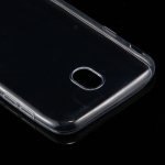 Samsung Galaxy J7 (2017) Cover Schutzhülle TPU Silikon Ultra dünn Glas Klar