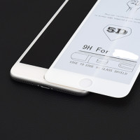 iPhone 8/7/SE (2020) Displayschutzglas Glasfolie Full Screen Schwarz