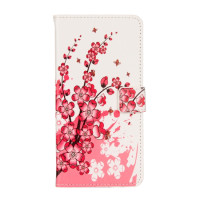 Huawei Mate 10 Handytasche Ledertasche Standfunktion Kartenslot Blumen Motiv