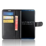 Huawei Mate 10 Pro Handytasche Ledertasche Standfunktion Kartenslot Schwarz