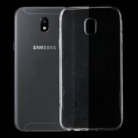 Samsung Galaxy J3 (2017) Cover Schutzhülle TPU Silikon Ultra dünn Glas Klar