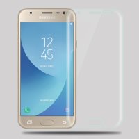 Glasfolie für Samsung Galaxy J3 (2017) Displayschutzglas Panzerfolie gewölbt
