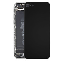 Akkufachdeckel für iPhone 8 Akkudeckel Backcover Glasplatte Kleber Schwarz