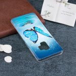 Samsung Galaxy S9 Cover Schutzhülle TPU Silikon leuchtenden Schmetterling Motiv