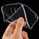 Samsung Galaxy J5 (2017) Cover Schutzhülle TPU Silikon Ultra dünn Glas Klar
