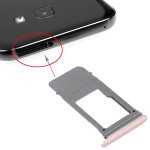 Samsung Galaxy A5 A7 (2017)  Sim + SD Karten Halter Set Pink Ersatzteil