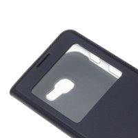 Samsung Galaxy A3 (2017) Case Handytasche mit ID Fenster Blau