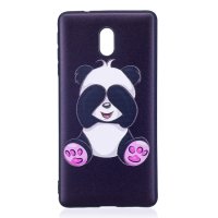 Nokia 3 Cover Schutzhülle TPU Silikon Panda Bär...