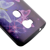 Huawei Honor 5X Cover Schutzhülle TPU Silikon Schmetterling Motiv