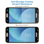 Samsung Galaxy J3 (2017) Displayschutzglas Panzerfolie Tempered Glass Schwarz