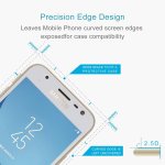 Samsung Galaxy J3 (2017) Displayschutzglas Panzerfolie Full Tempered Glass Weiss