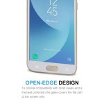 Samsung Galaxy J3 (2017) Displayschutzglas Panzerfolie Full Tempered Glass Weiss