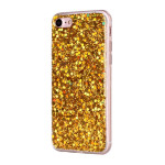 iPhone SE (2020) iPhone 8/7 Cover Schutzhülle TPU Silikon Glitter Effekt Gold