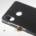 Huawei P20 Lite Case Handytasche Ledertasche Standfunktion ID Fenster Schwarz