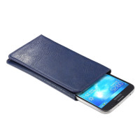 Universal Handy-Leder-Tasche Brieftaschen Style Handys 5,7 bis 6,5 Zoll Schwarz