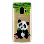 Samsung Galaxy S9 Cover Schutzhülle TPU Silikon Klar Panda Bär Motiv