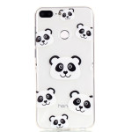 Huawei Honor 9 Lite Cover Schutzhülle TPU Silikon Panda Bär Motiv