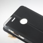 Huawei Honor 9 Lite Handytasche Ledertasche Standfunktion ID Fenster schwarz