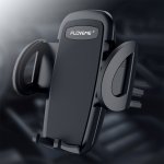 KFZ Handy-Luftauslasshalterung Schnellverschlussknopf 360 Grad drehbarer Schwarz