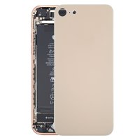 iPhone 8 Akkufachdeckel Akkudeckel Backcover Glasplatte Kleber Gold