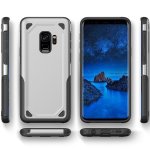Samsung Galaxy J4 (2018) Schutzhülle PC+TPU Silikon Kombi Design Armee Grün