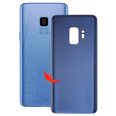 Samsung Galaxy S9 Akku Deckel Battery Back Cover Kleber Blau Blue Ersatzteil