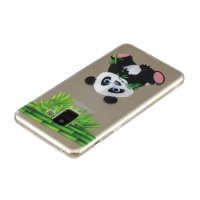 Samsung Galaxy A8 (2018) Cover Schutzhülle TPU Silikon Klar Panda Bär Motiv